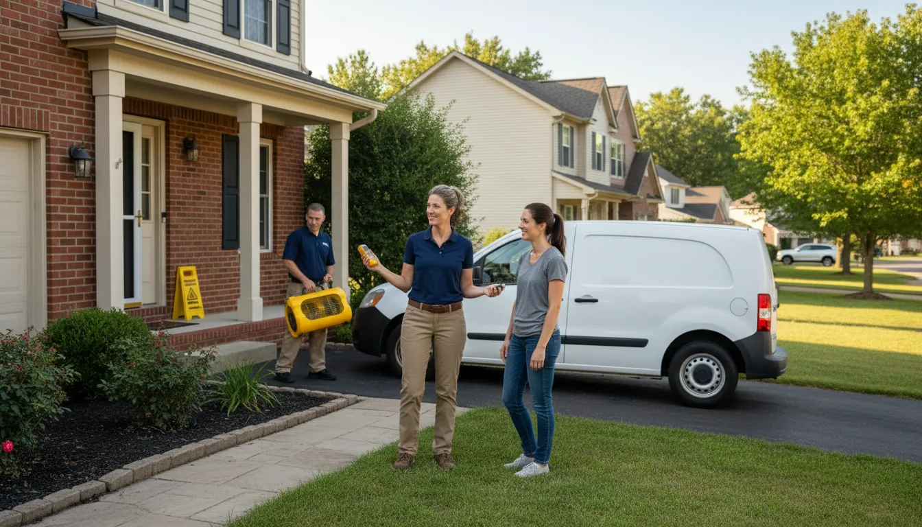 Water restoration image for Home Water Damage Repair in Lanark Village, FL